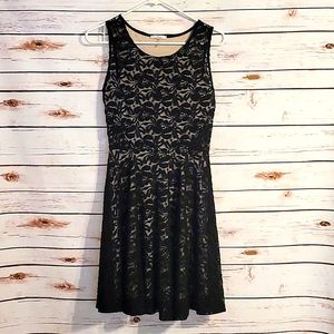 Soprano Black Dress Above Knee A Line Sleeveless